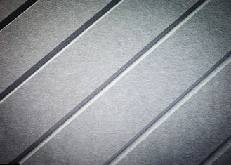 Mattonelle acustiche decorative della parete riciclate livello di B, V - mattonelle d'inumidimento scanalate del suono