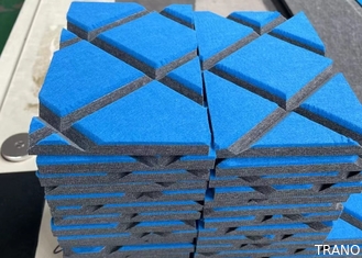 Il tessuto da arredamento 100% della fibra di poliestere ha avvolto i pannelli di parete acustici 3D GB8624B1