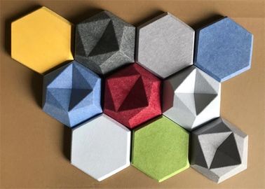 Dispositivi di smorzamento del suono esagonale 3d Music Studio 600mm * 600mm