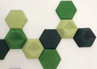 Pannelli di parete fonoassorbenti decorativi del poliestere 3D di esagono