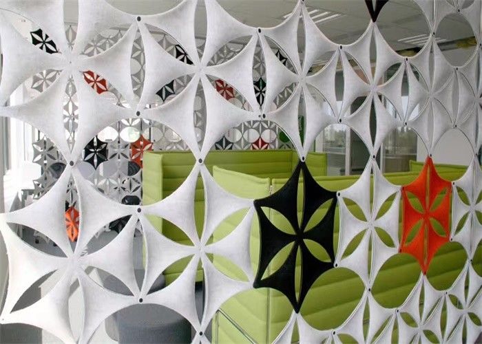 Rivestimento decorativo acustico moderno Eco della parete interna dei pannelli di parete 3d amichevole