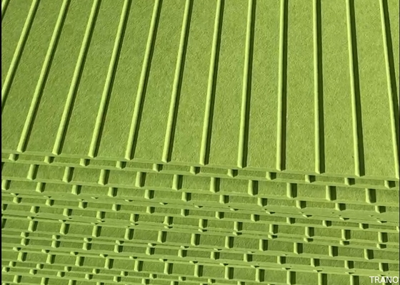 Strappo assorbente del pannello acustico della fibra di poliestere di 100% resistente