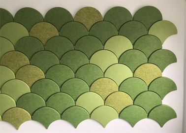 Il feltro acustico 100% della fibra di poliestere 3d piastrella il pannello cubico per la decorazione della parete