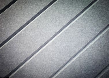 Mattonelle acustiche decorative della parete riciclate livello di B, V - mattonelle d'inumidimento scanalate del suono