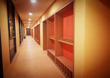 Il rivestimento murale fonoassorbente del corridoio della scuola, assorbimento dello studio riveste la prova di pannelli della muffa