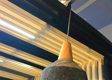 Assorbimento di misura stabilita acustico di rumore dei pannelli di parete della fibra di poliestere del livello di B 3d