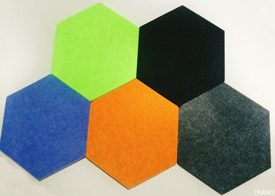 Studio di registrazione Hexagon Acoustic Wall Panels Polyester Fibre PET Sound Absorber